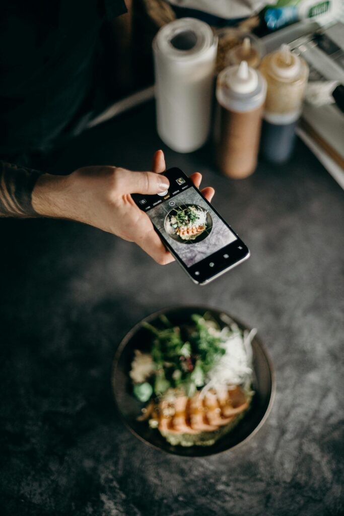 Creador de contenido comida