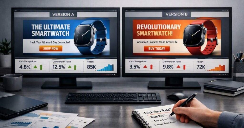 variaciones diseño anuncio reloj